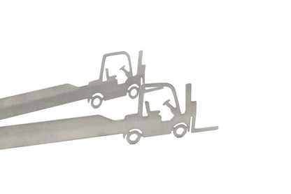 Pinza per griglia motivo carrello elevatore