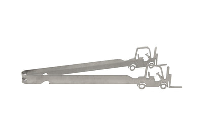 Pinza per griglia motivo carrello elevatore