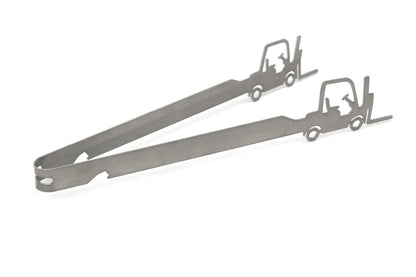 Pinza per griglia motivo carrello elevatore