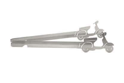Pinza per griglia motivo scooter classico italiano