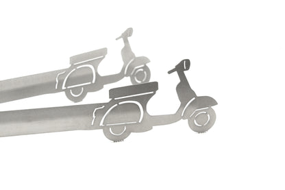 Pinza per griglia motivo scooter classico italiano