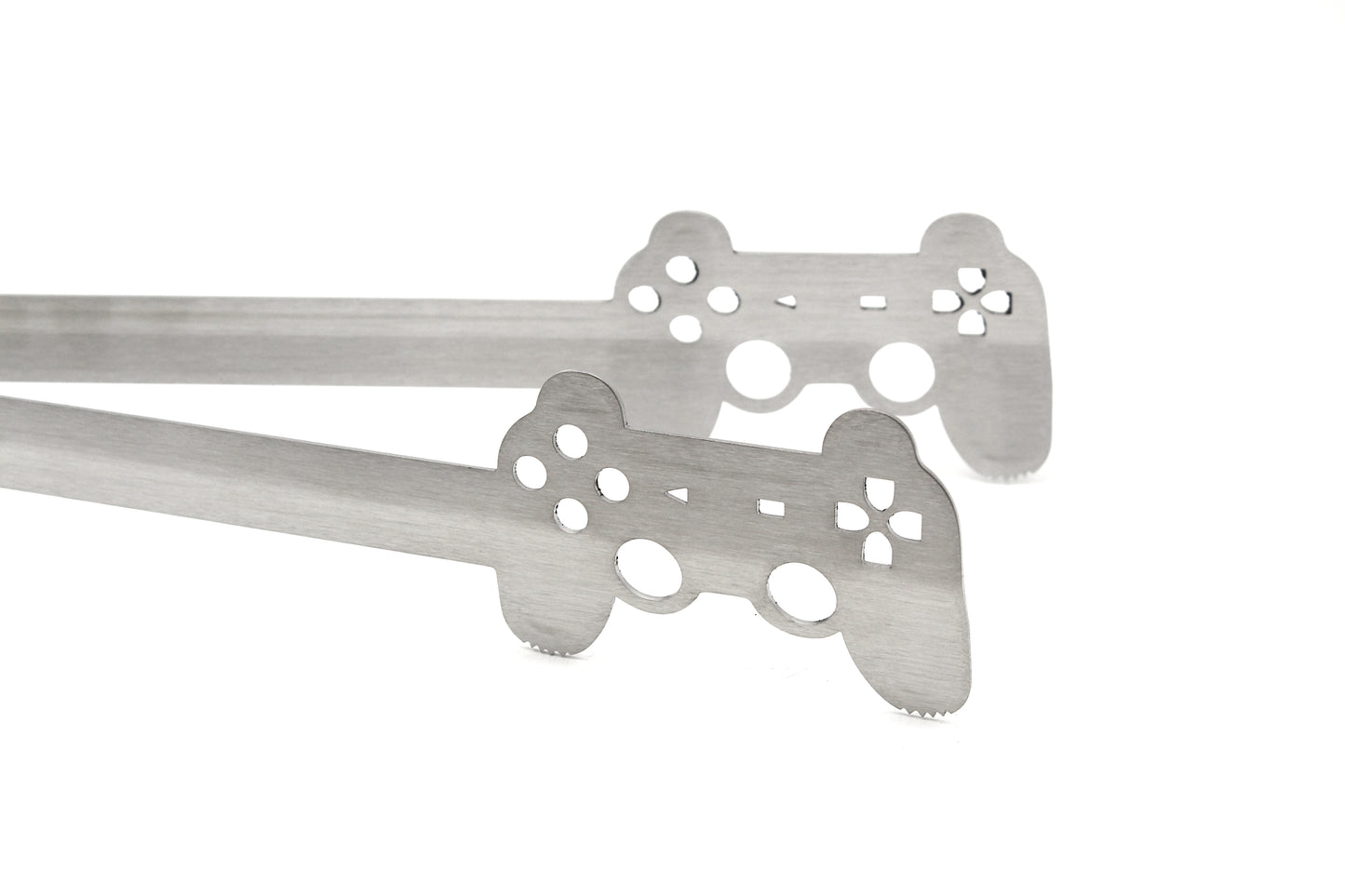 Grillzange Motiv "Videospiel Controller Playsi"
