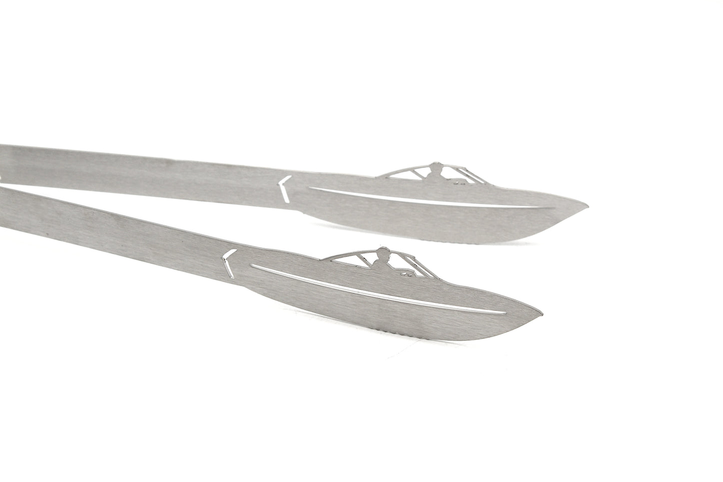 Grillzange Motiv "Motorboot"