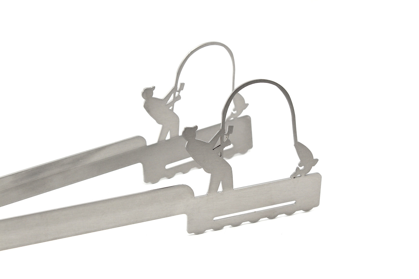 grill tongs motif "Angler"