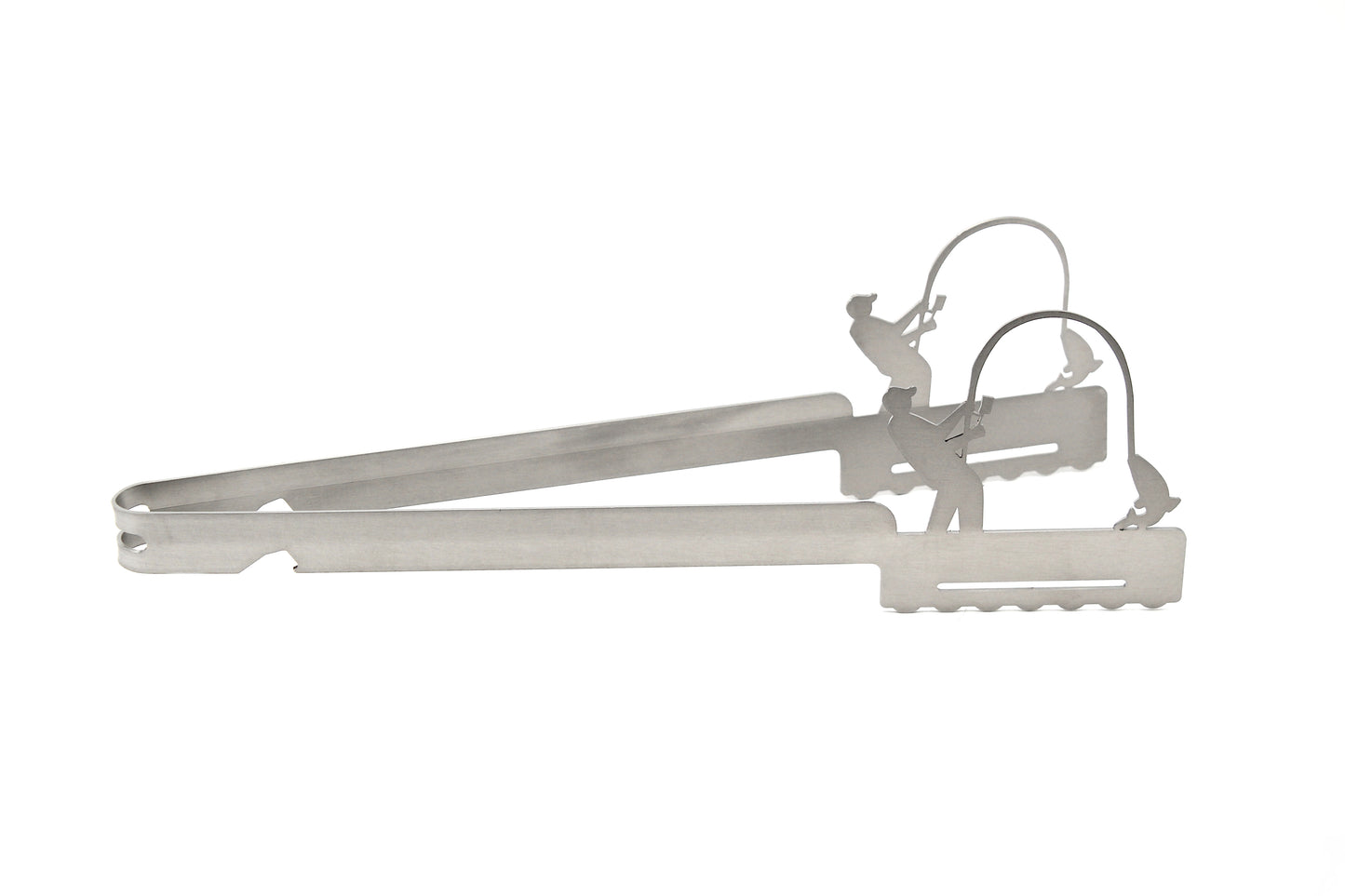 grill tongs motif "Angler"