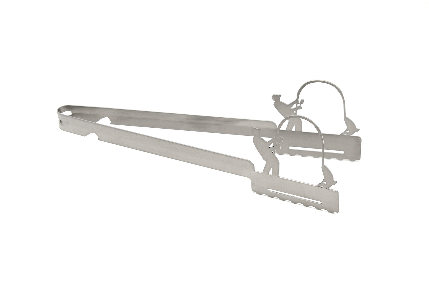 grill tongs motif "Angler"