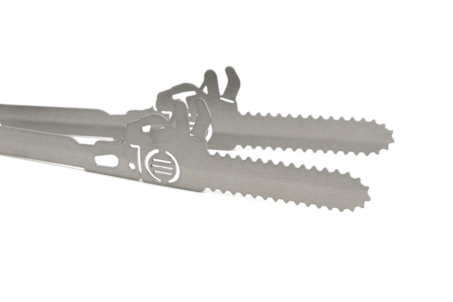 grill tongs motif "chainsaw"