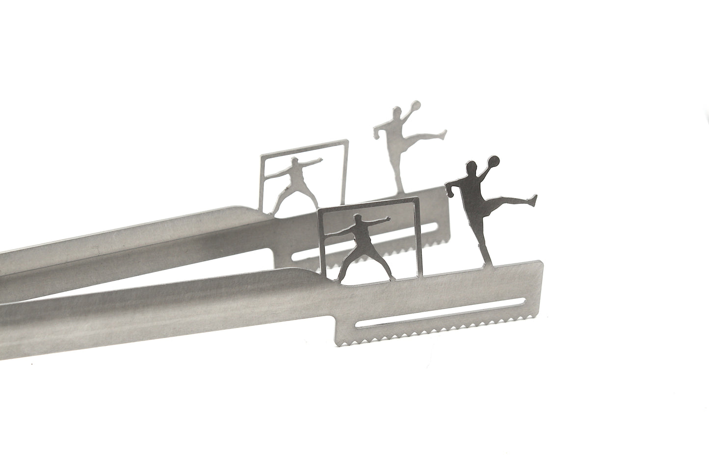 grill tongs motif "Handball"