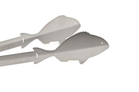 Grillzange Motiv "Fisch, Angeln, Angler"