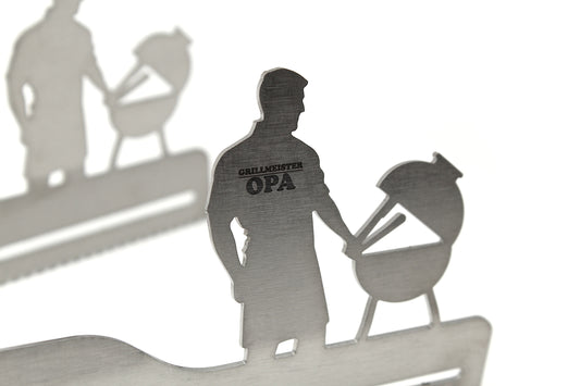 Grillzange "Grillmeister OPA", lasergraviert