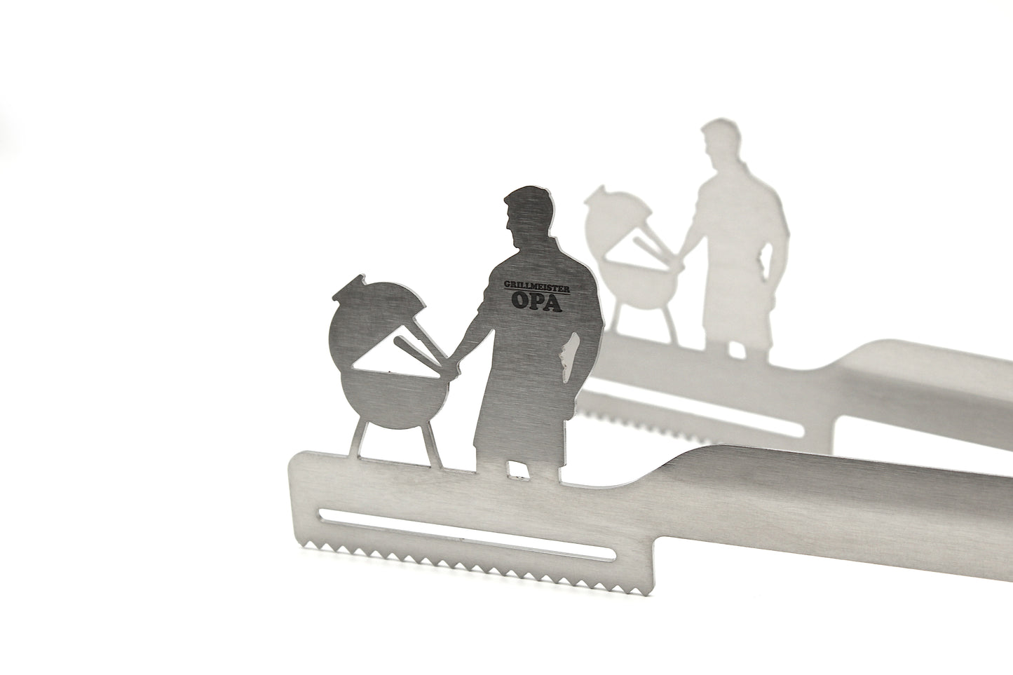 Grillzange "Grillmeister OPA", lasergraviert