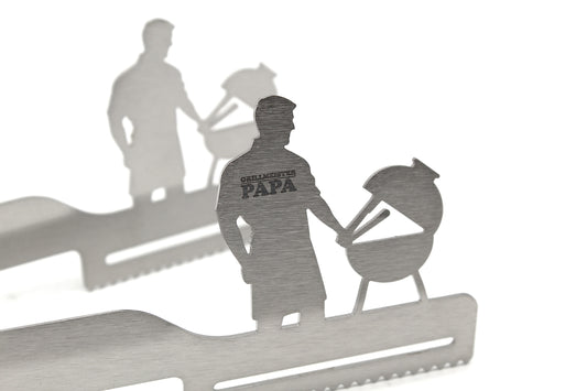 Grillzange "Grillmeister PAPA", lasergraviert