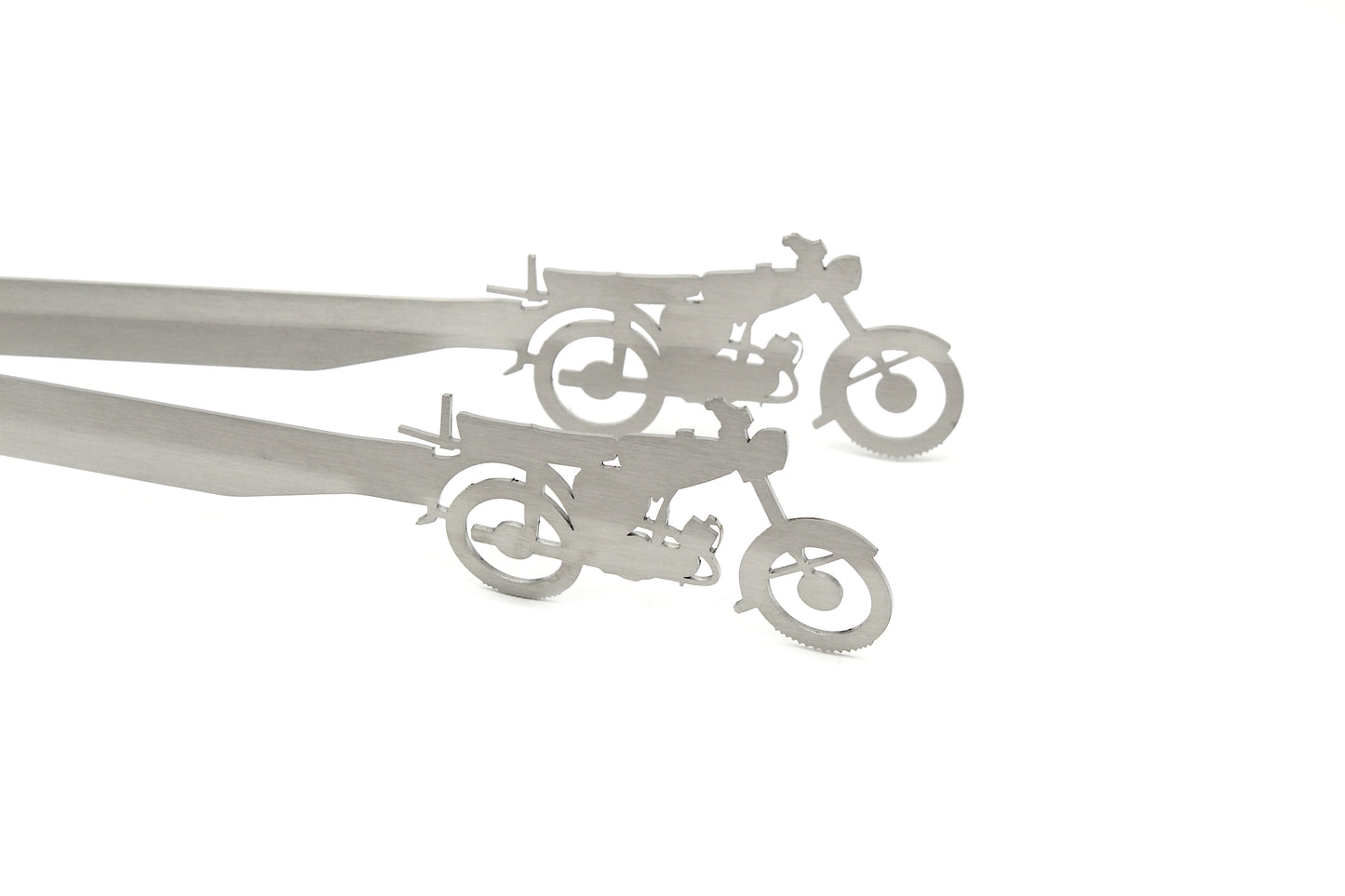 Grillzange Motiv "Simson S51"