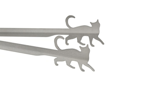 Grillzange Motiv Katze