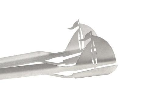 Grillzange Motiv Segelboot