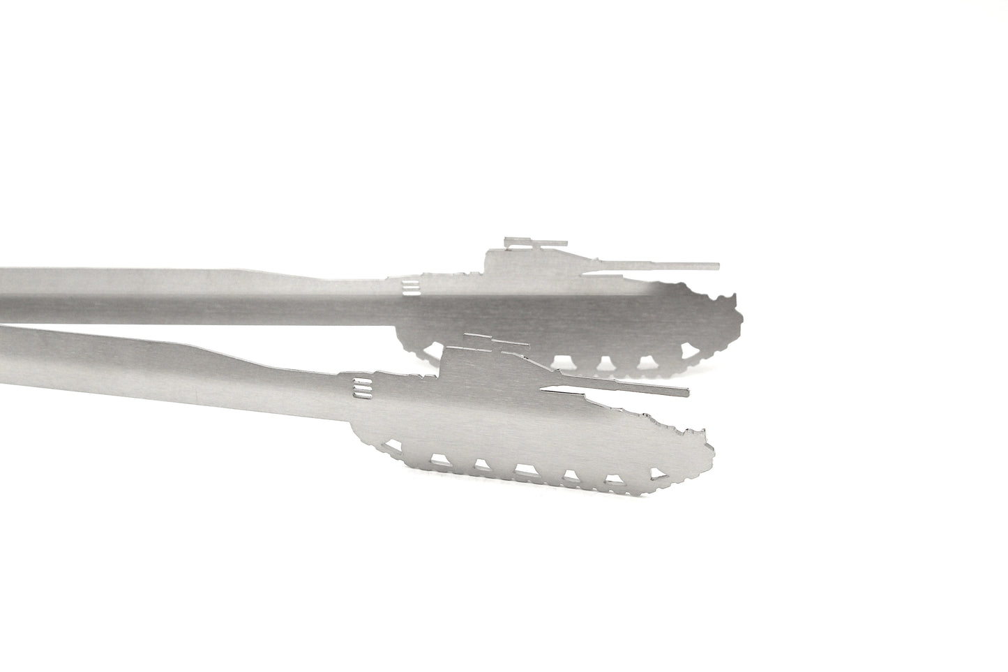 Grillzange Motiv Panzer