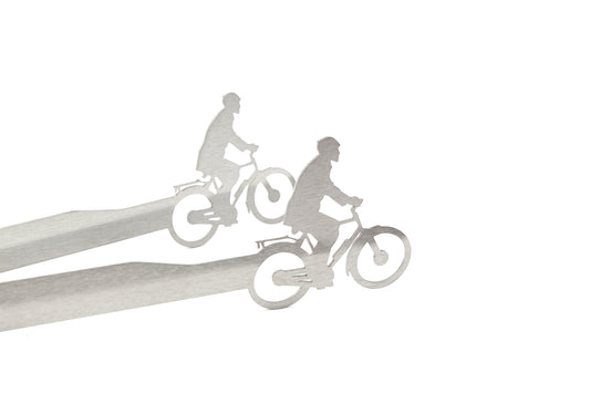 Grillzange Motiv Fahrrad E-Bike