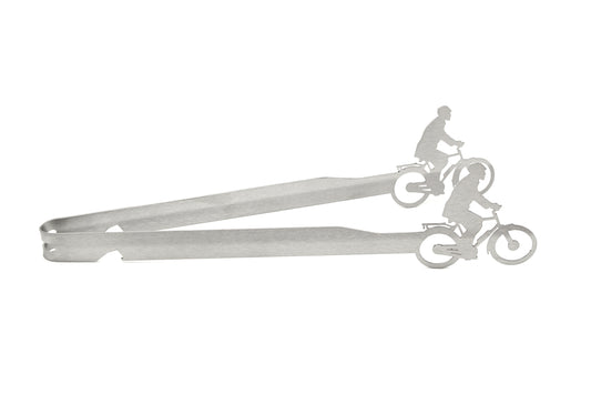 Grillzange Motiv Fahrrad E-Bike