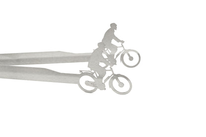 Pinza per griglia motivo bicicletta e-bike