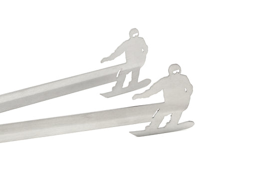 Grillzange Motiv Snowboard