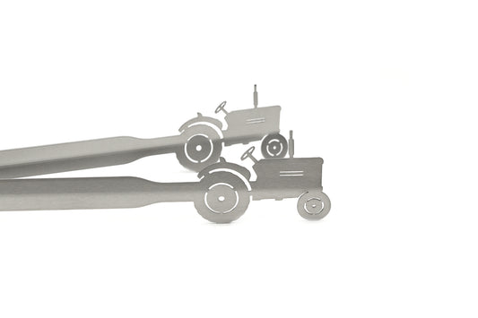 Pinza per griglia motivo trattore auto d'epoca