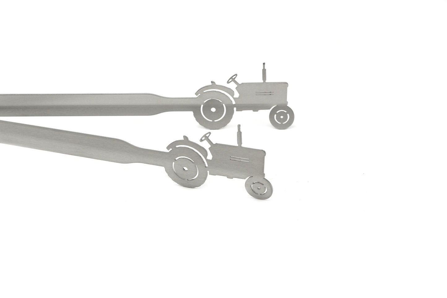 Pinza per griglia motivo trattore auto d'epoca