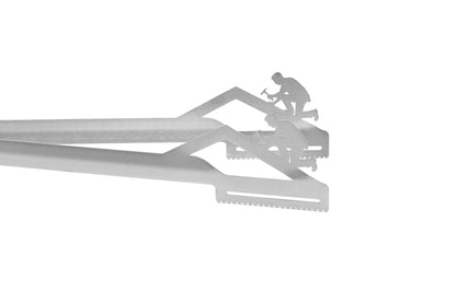 Grillzange Motiv  Dachdecker
