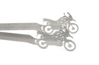 Grillzange Motiv "Motorrad Enduro GS"