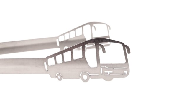 Grillzange Motiv "Omnibus / Autobus"