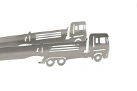 Grillzange Motiv "LKW / Lastwagen Kipper"