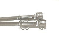 Grillzange Motiv "LKW / Lastwagen Kipper"